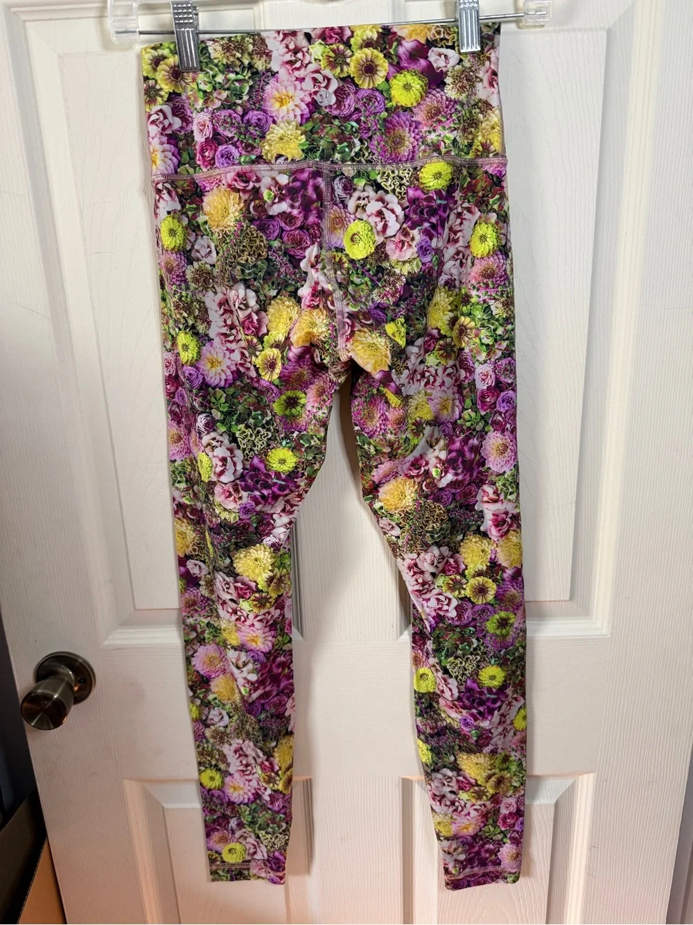 Lululemon Wunder Under Inflorescent Floral Print Leggings Woman’s Size 6